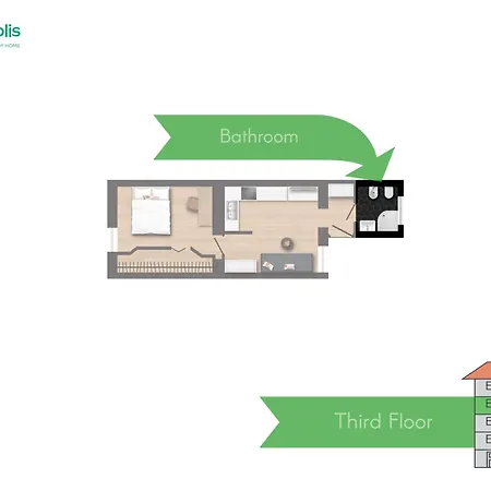 Isola-garibaldi Newly Renovated 1 Bedroom By Rentopolis